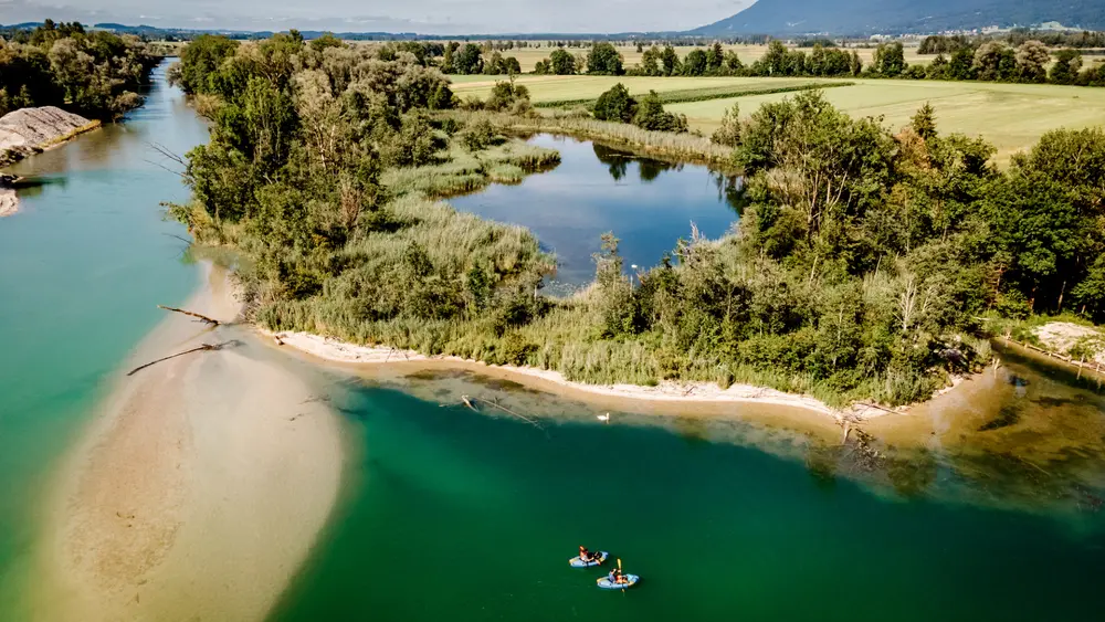 Packrafting auf dem Kochelsee