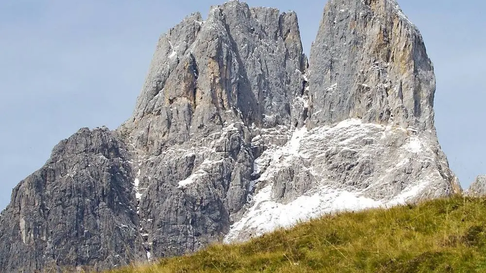 Blick auf die Bischofsmütze bei Filzmoos