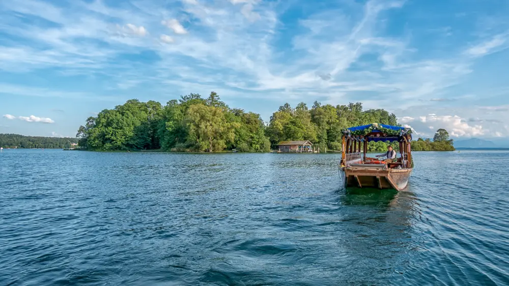 Fahrt mit der Zille auf die Roseninsel