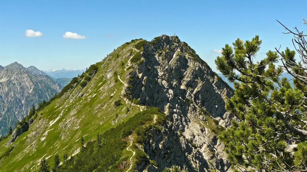 Blick auf den Iseler bei Bad Hindelang