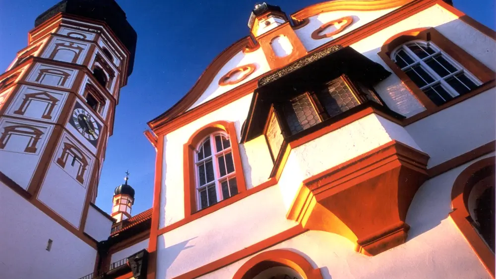 Detailansicht Wallfahrtskirche Andechs