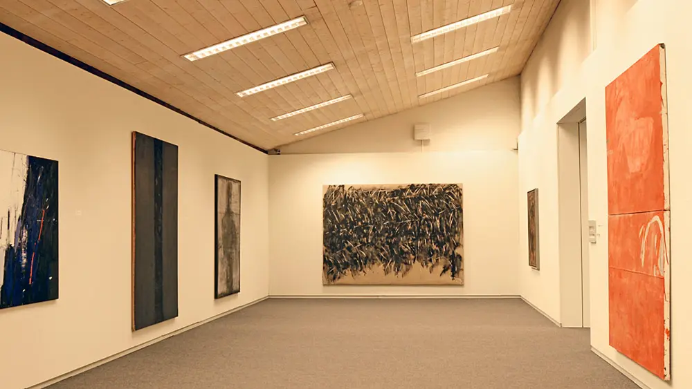 Bilder in der Gemäldegalerie Matasci Arte im Weinmuseum Tenero