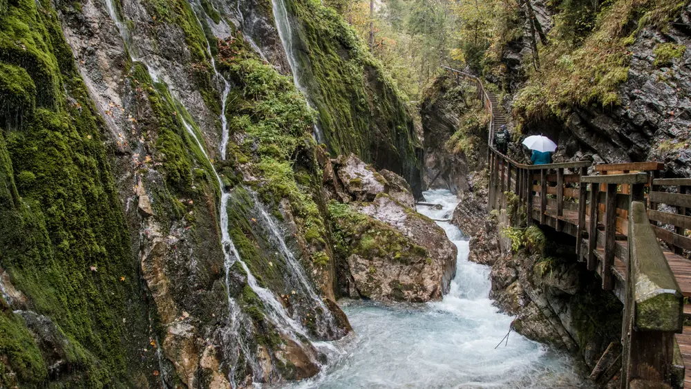 Steg durch die Wimbachklamm