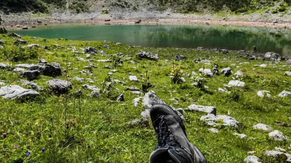 Soiernsee im Soierngebirge bei Krün