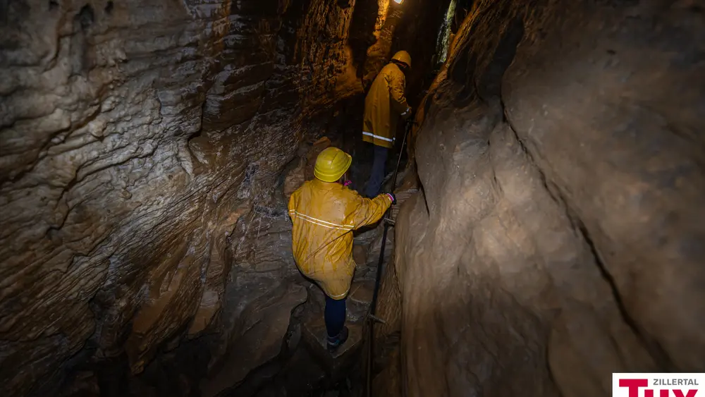 Weg durch die Spannagelhöhle
