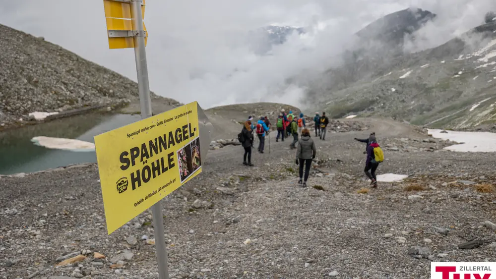 Weg zur Spannagehöhle