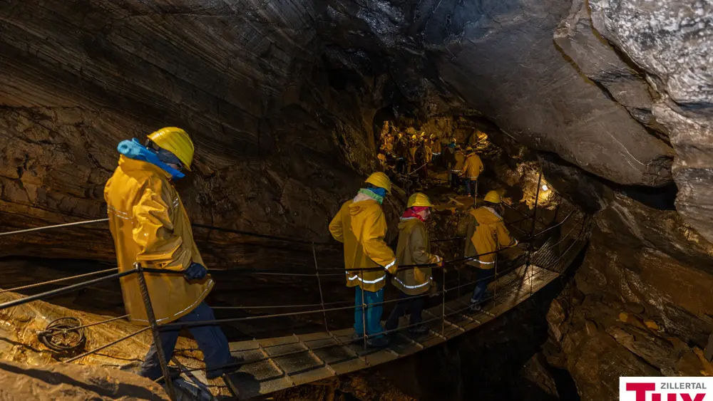 Tour durch die Spannagehöhle