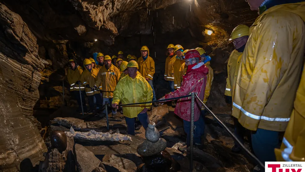 Tour durch die Spannagehöhle