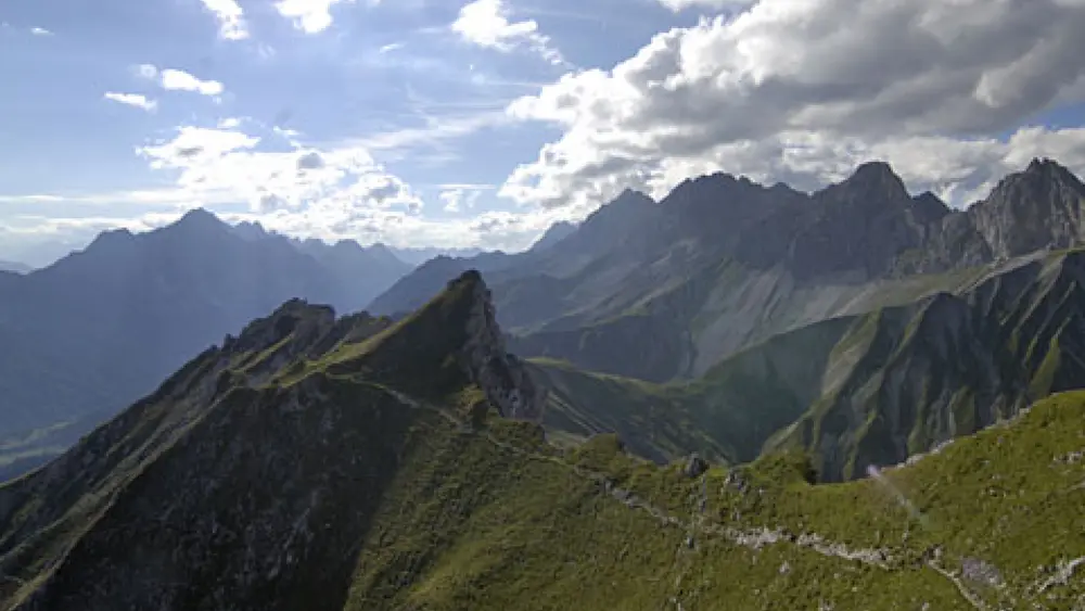 Der Hochwanner im Wettersteingebirge