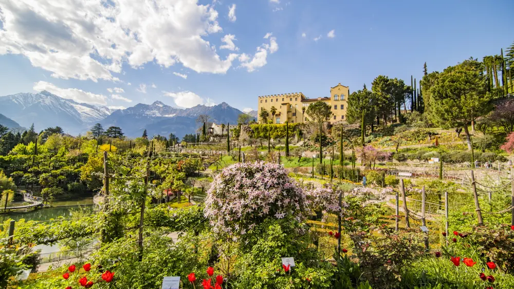 Frühling am Schloss Trauttmansdorff
