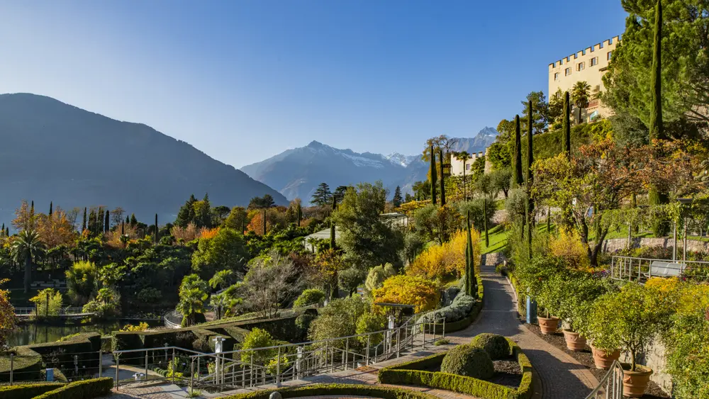 Herbst beim Schloss Trauttmansdorff