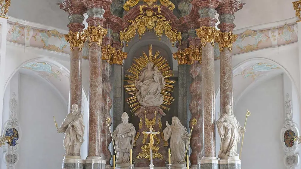 Choraltar von Franz Karl Fischer in der Stadtpfarrkirche Deggendorf
