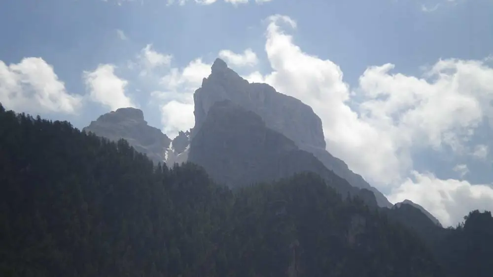 Blick auf den Birkenkofel und den Toblacher See