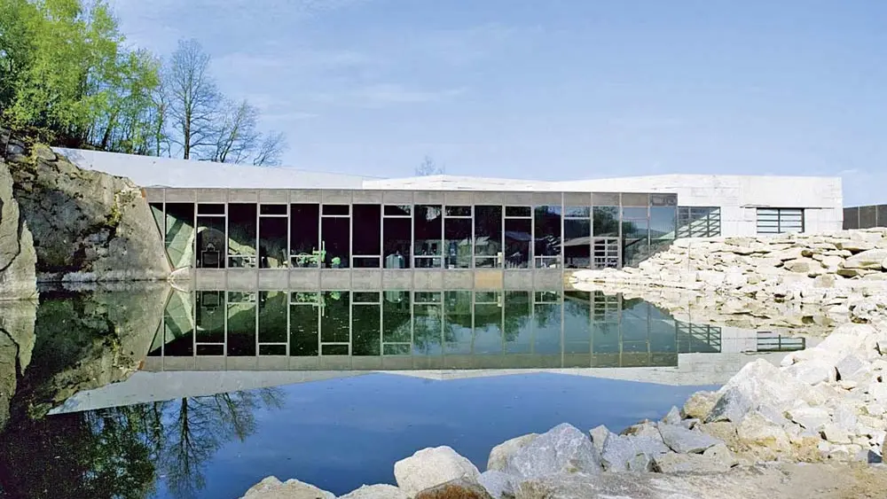 Die Anlage des Granitzentrums Steinwelten in Hauzenberg