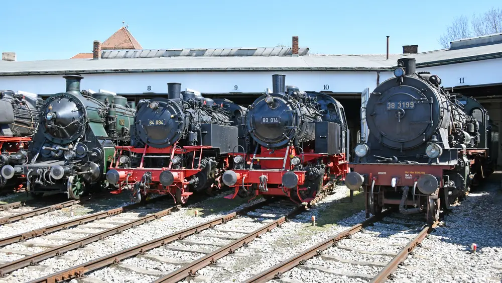 Fahrzeuge im Bayerischen Eisenbahnmuseum
