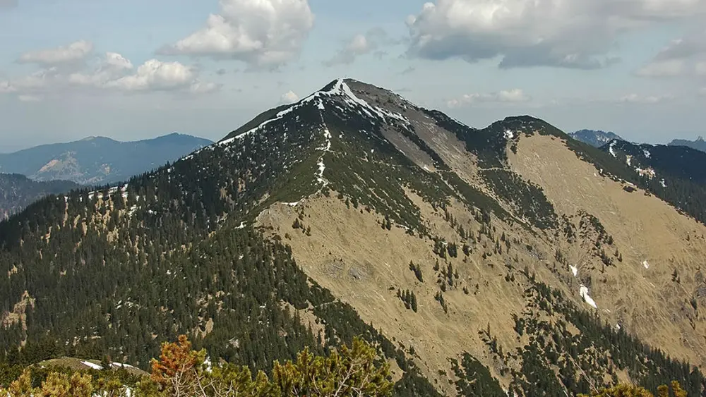 Blick auf die Notkarspitze bei Ettal