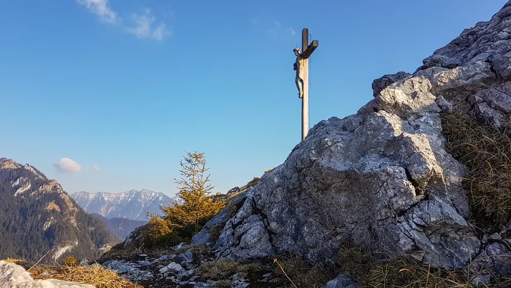 Gipfelkreuz Kofel in Oberammergau