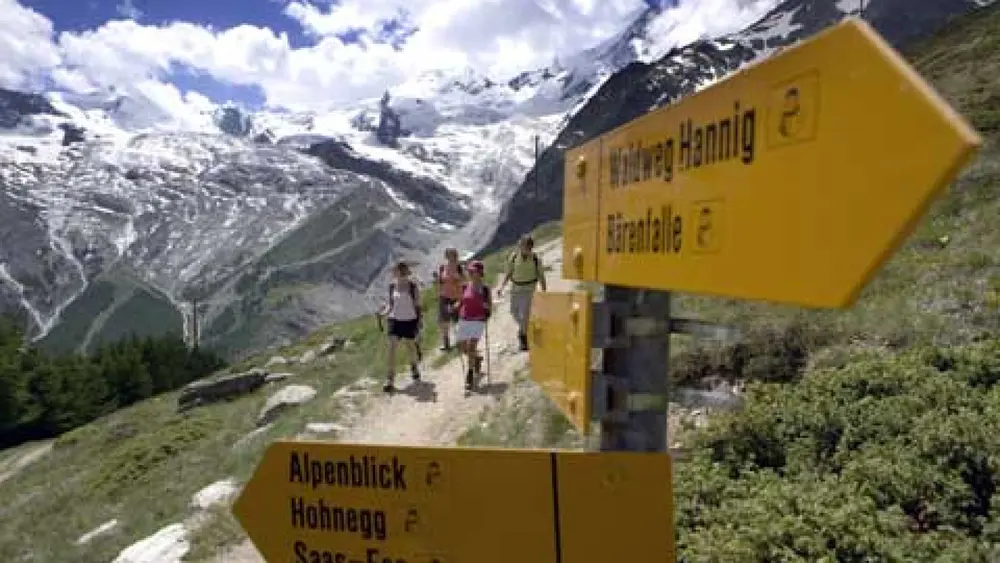 Walserwege im Saastal