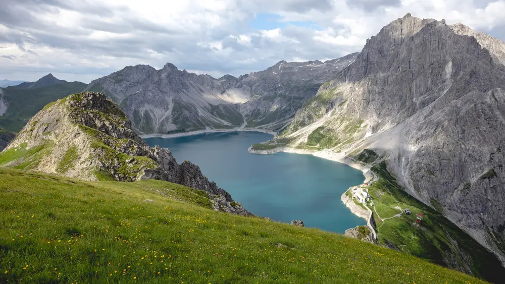 Blick auf den Lünersee