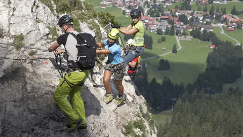 Der Edelrid-Klettersteig in Bad Hindelang