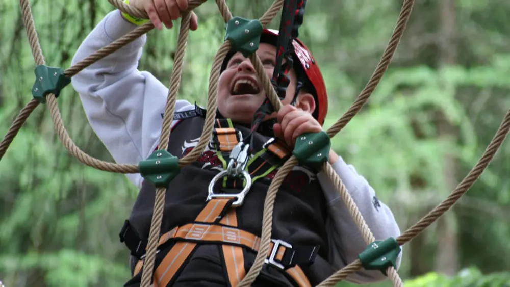 Auch die ganz Kleinen haben großen Spaß im Adventure Park Fulpmes!
