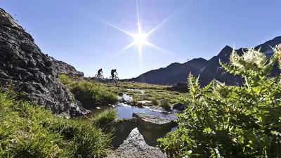 Fahrradfahren im Ötztal