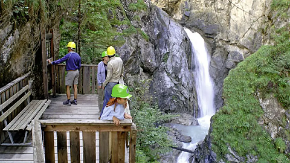 Aussichtsplattform an der Galitzenklamm