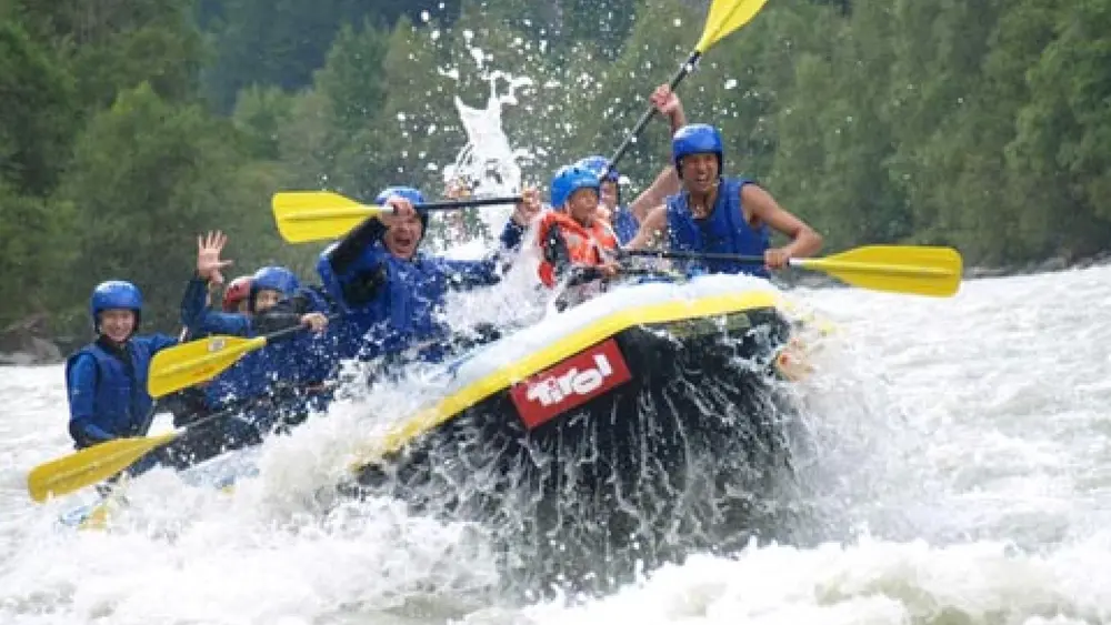 Rafting auf der Isel