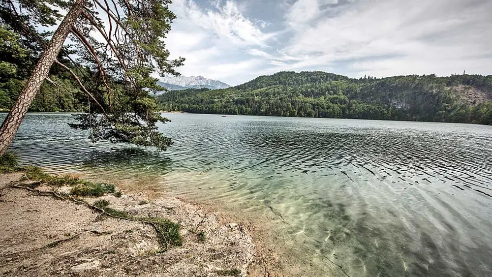 Blick auf den Hechtsee bei Kufstein