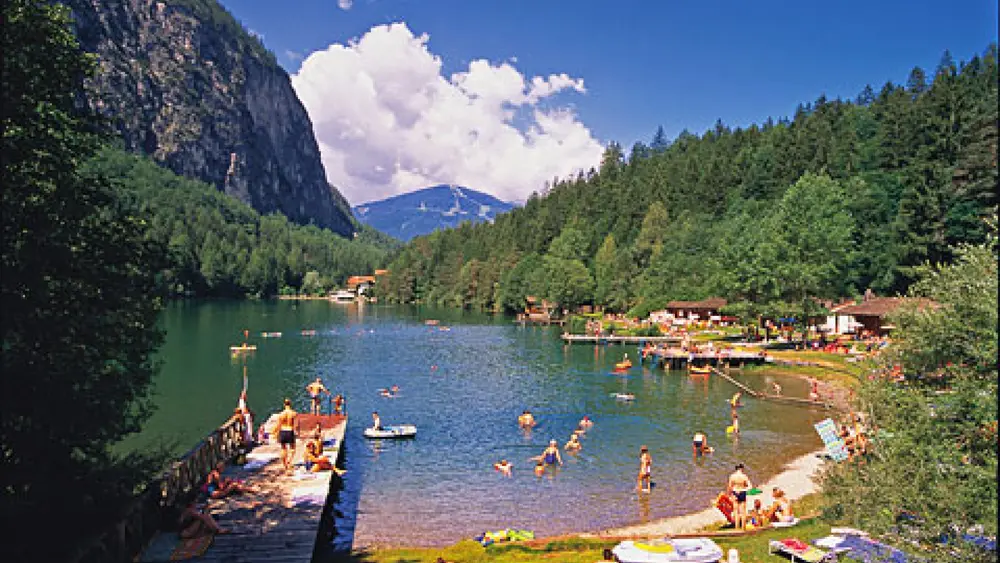 Überblick über den Tristacher See