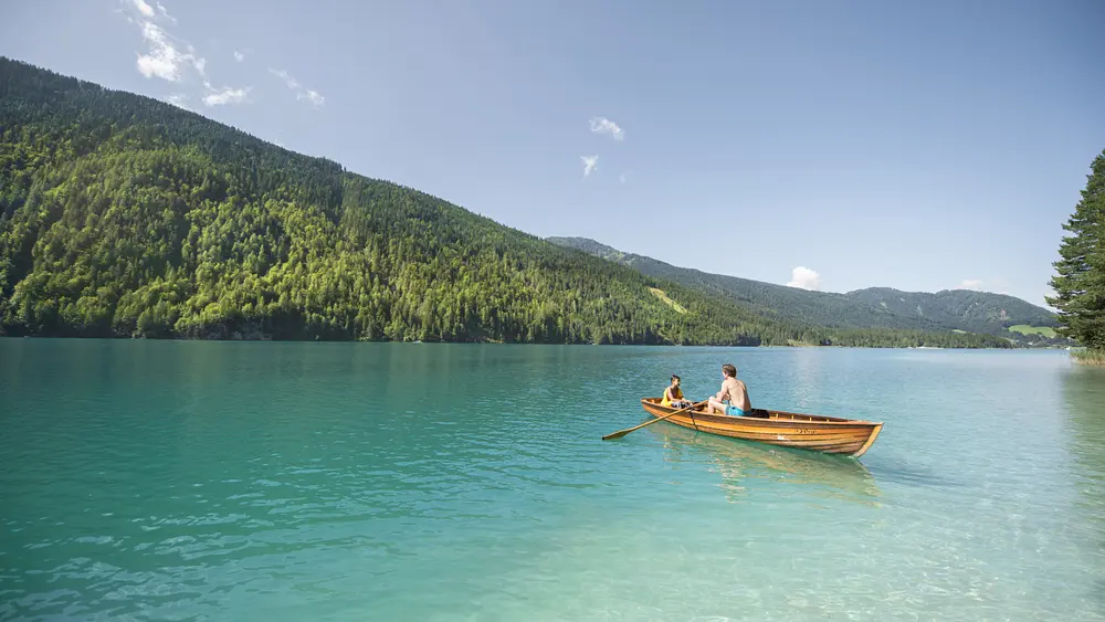 Bootfahren am Weissensee