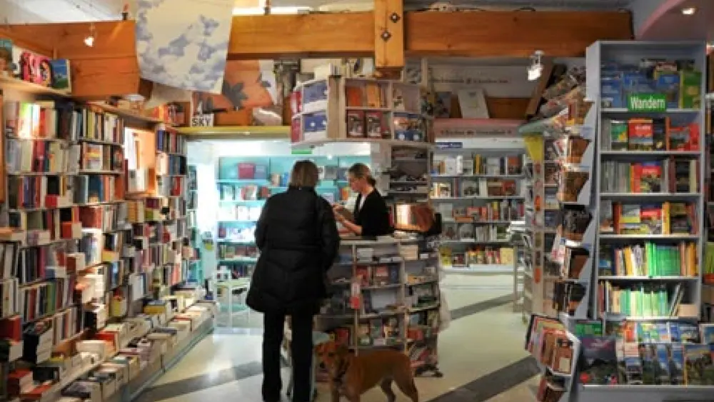 Blick in das books - Bücher & Café in Oberstaufen