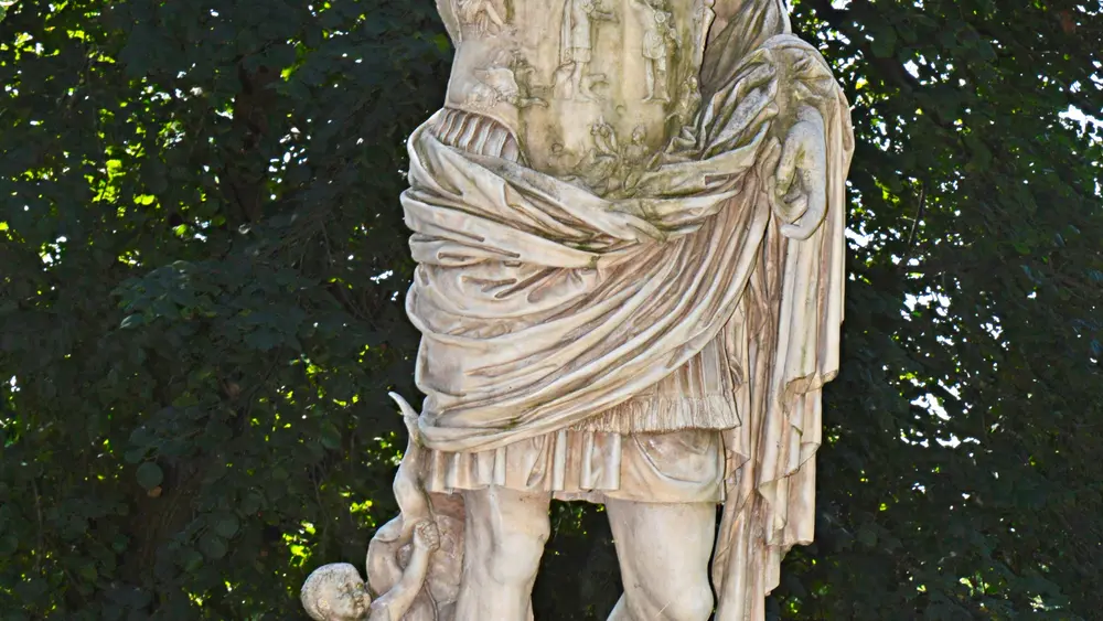 Kaiser Augustus im Archäologischen Park Cambodunum