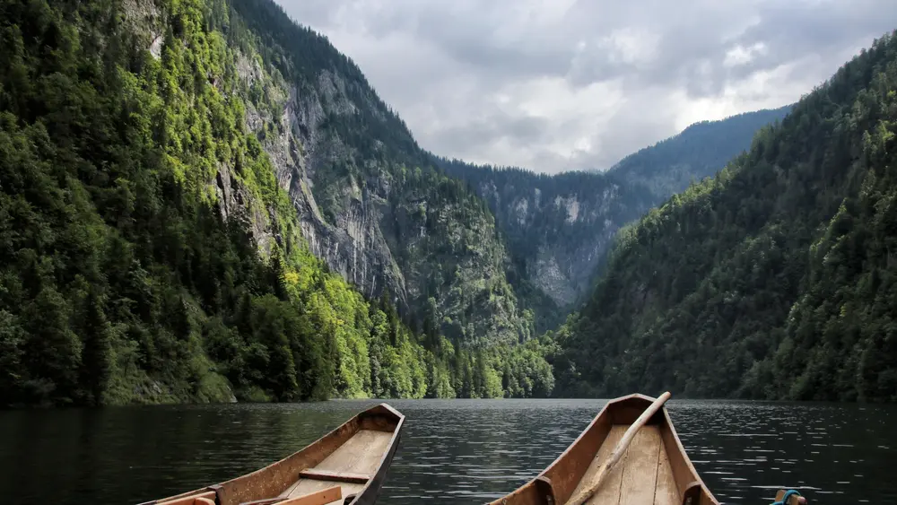 Boote am Toplitzsee