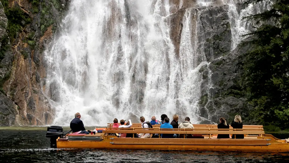 Wasserfall am Toplitzsee