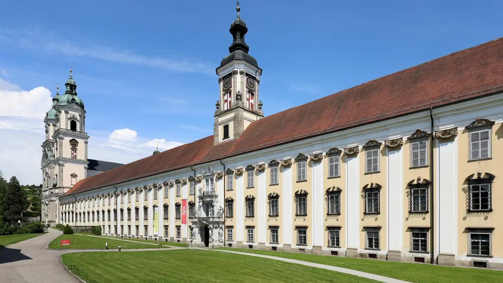 St. Florian Stift: Westtrakt mit Stiftskirche