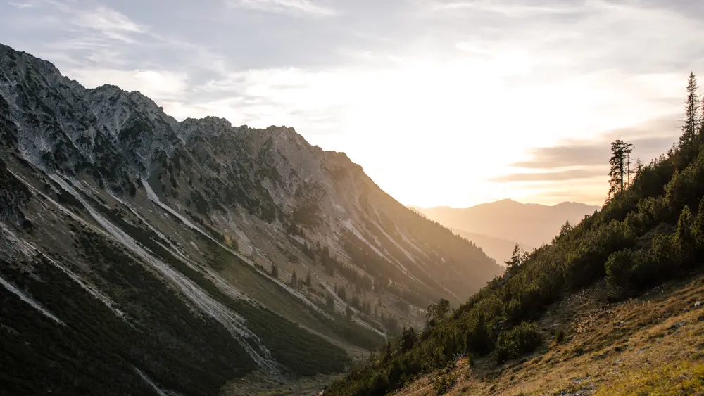 Nebelhorn - Gipfel im Sonnenlicht