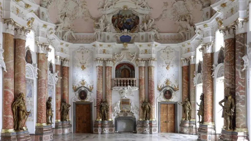 Kaisersaal der Benediktinerabtei Ottobeuren