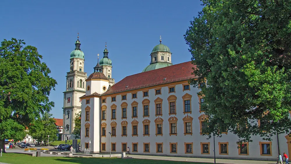 Außenansicht der Fürstäbtlichen Residenz in Kempten