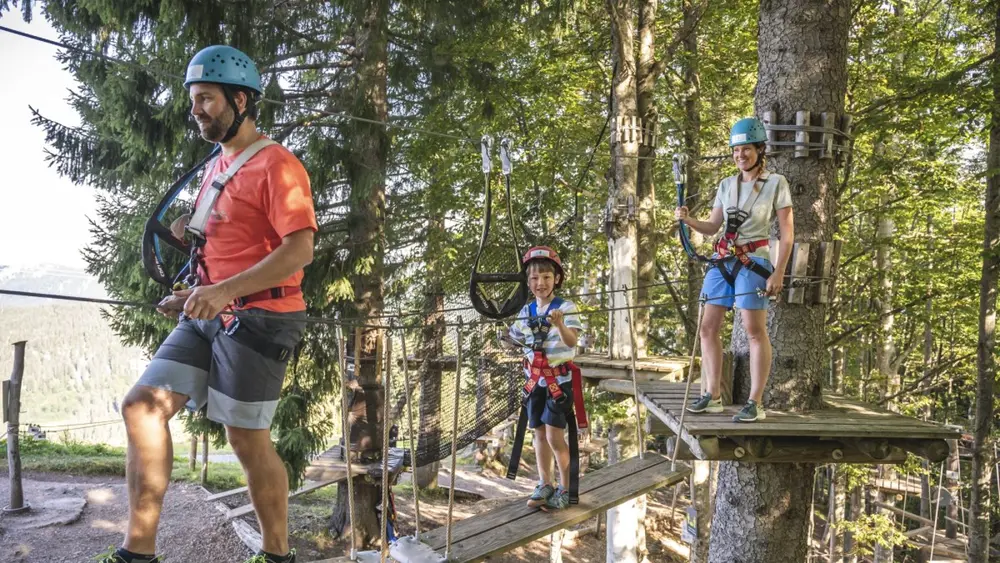 Kletterwald Söllereck bei Oberstdorf