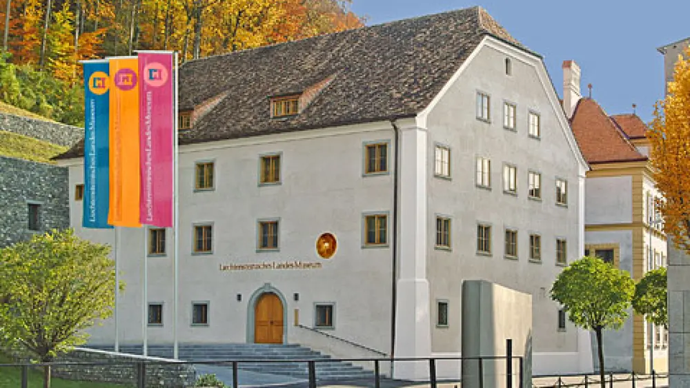 Außenansicht des Liechtensteinischen Landesmuseums in Vaduz