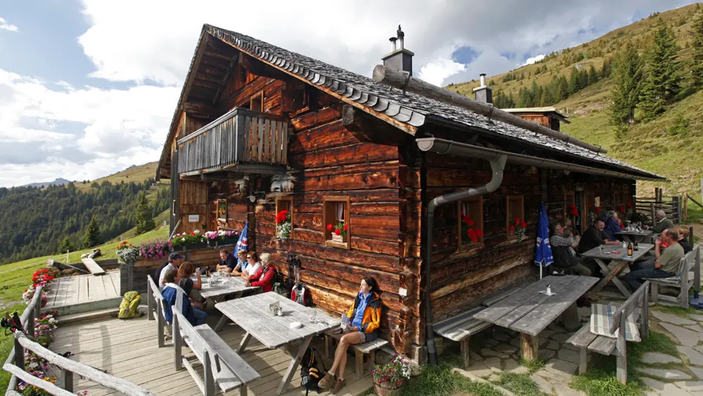 Hütte bei Großarl auf dem Almenweg