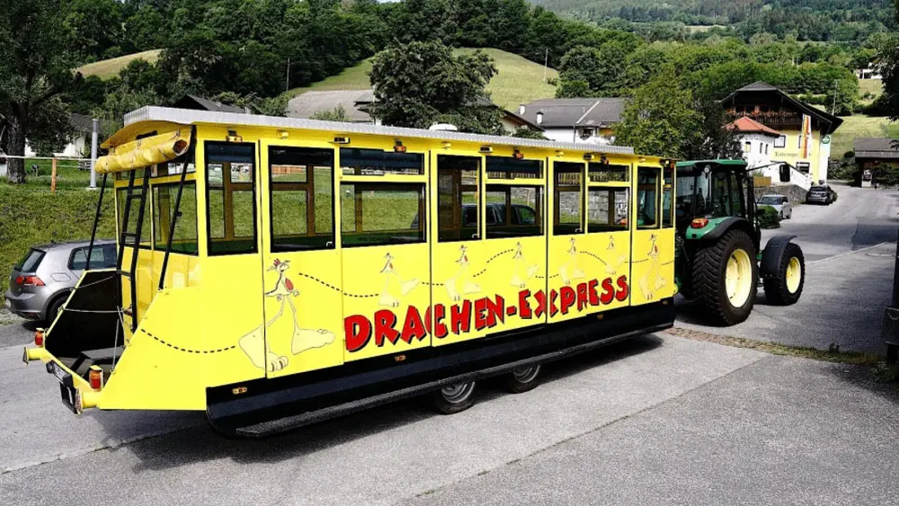 Das Drachenshuttle der Drachenmeile in Trebesing