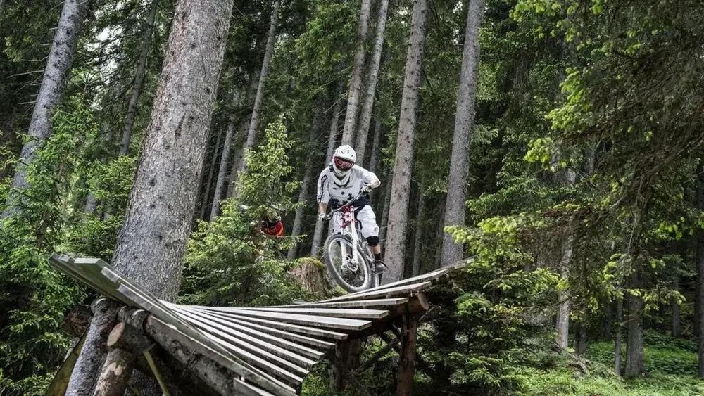 Freeridestrecke nach Klosters