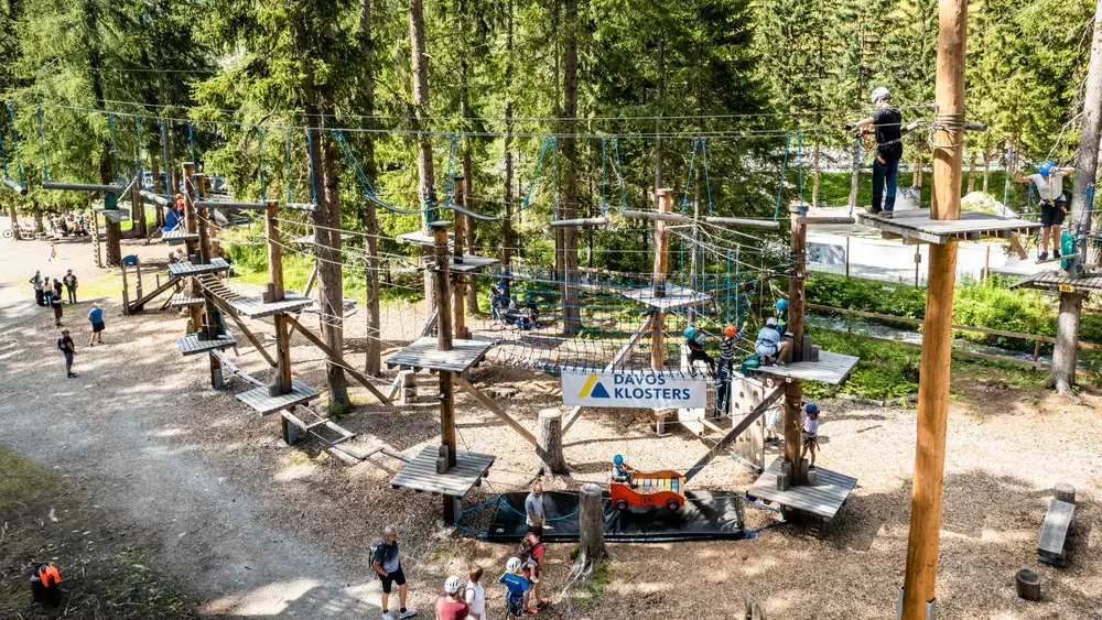 Seilparcours im Adventurepark
