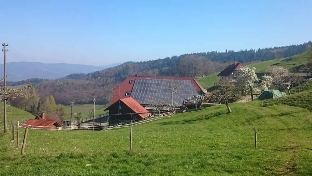 Blick auf den Altenvogtshof in Oberried