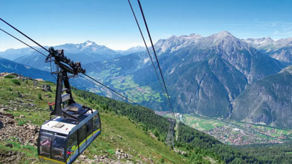 Unterwegs auf dem Panoramarundwanderweg am Venet