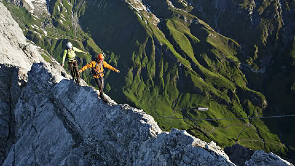 Arlberger Klettersteig Weißschrofen