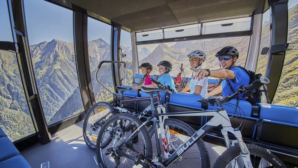 Biketour mit Panoramagondelfahrt
