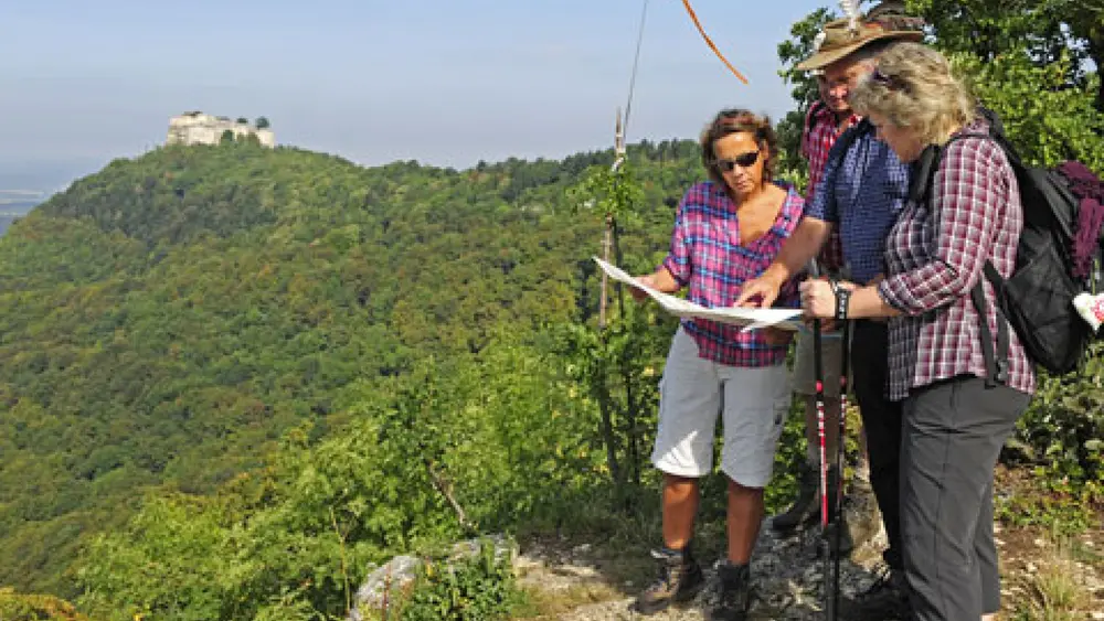 Wandern auf dem Albsteig